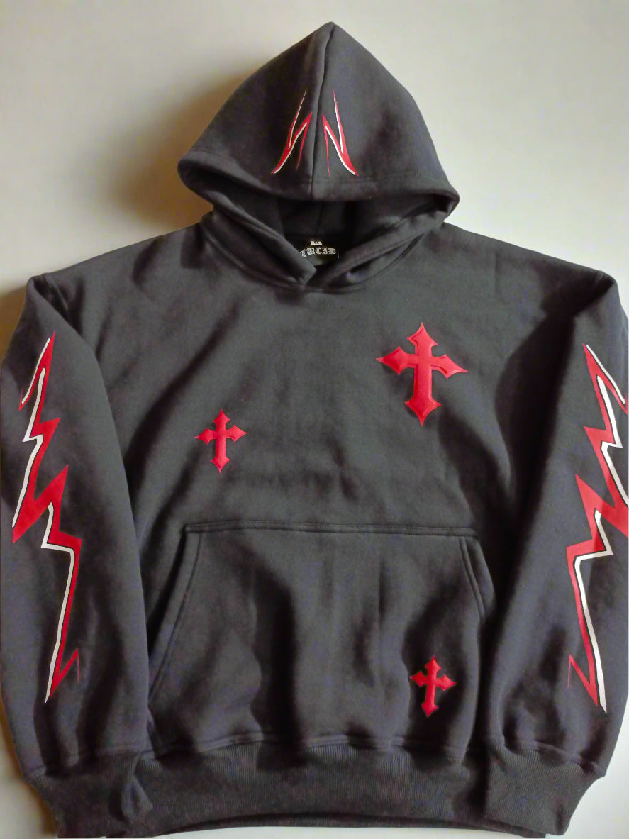 Crimson Unisex Cotton-Fleece Lucid Hoodie