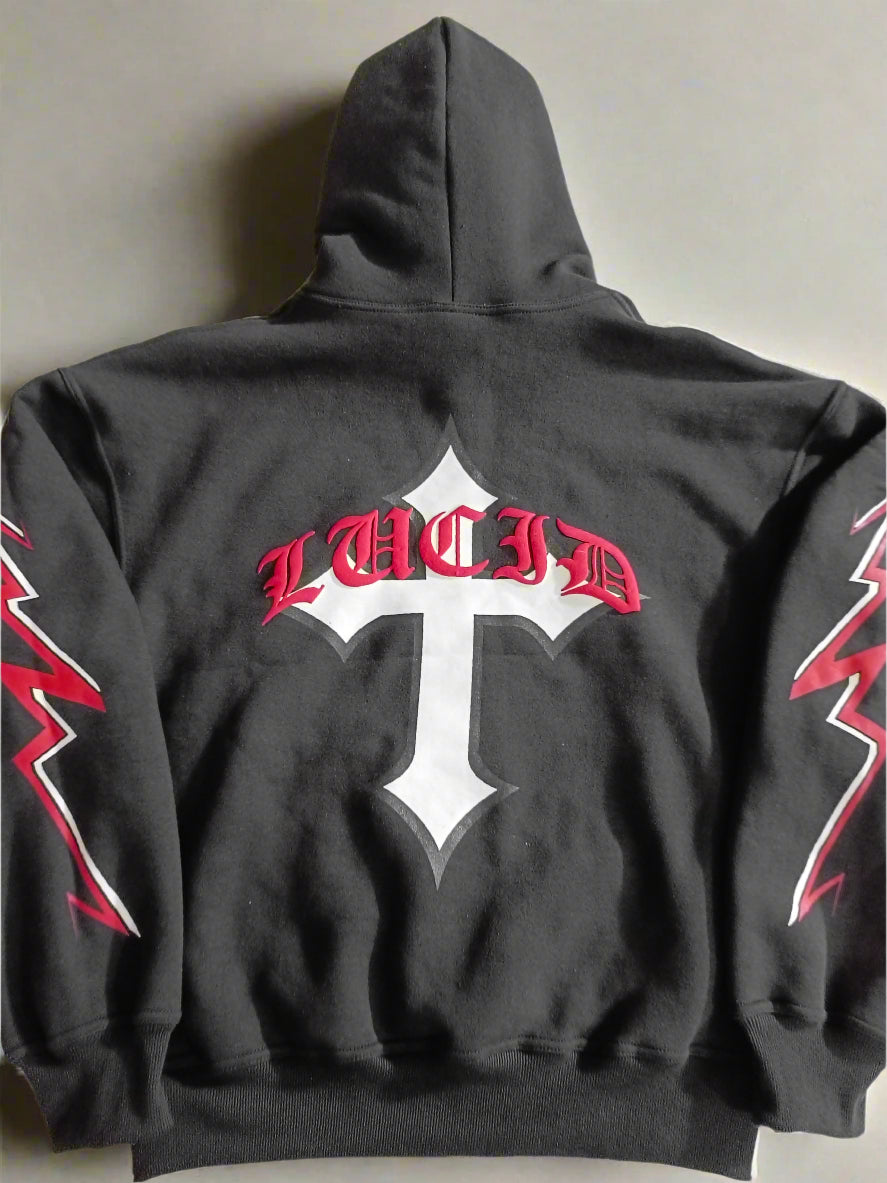 Crimson Unisex Cotton-Fleece Lucid Hoodie