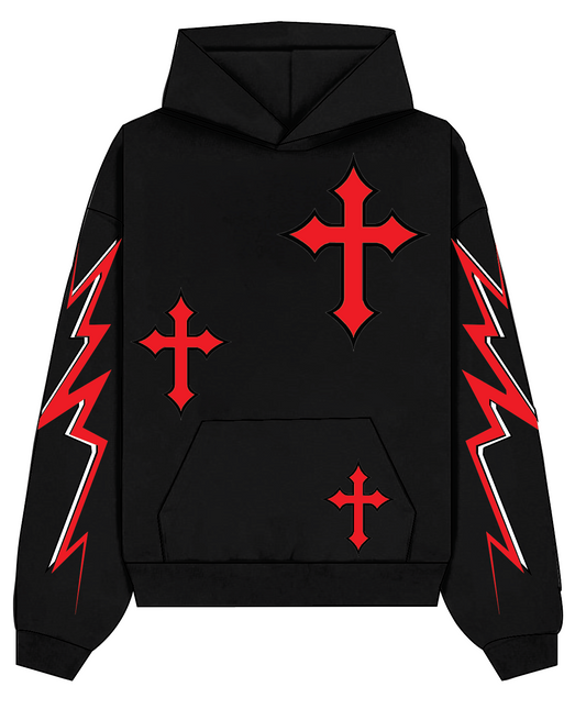 Crimson Unisex Cotton-Fleece Lucid Hoodie